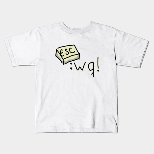 Magic exit Vim Kids T-Shirt by Orloff-Tees